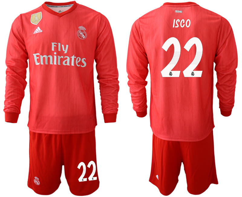 2018-19 Real Madrid Black Long Sleeve Goalkeeper Soccer Jersey (2)